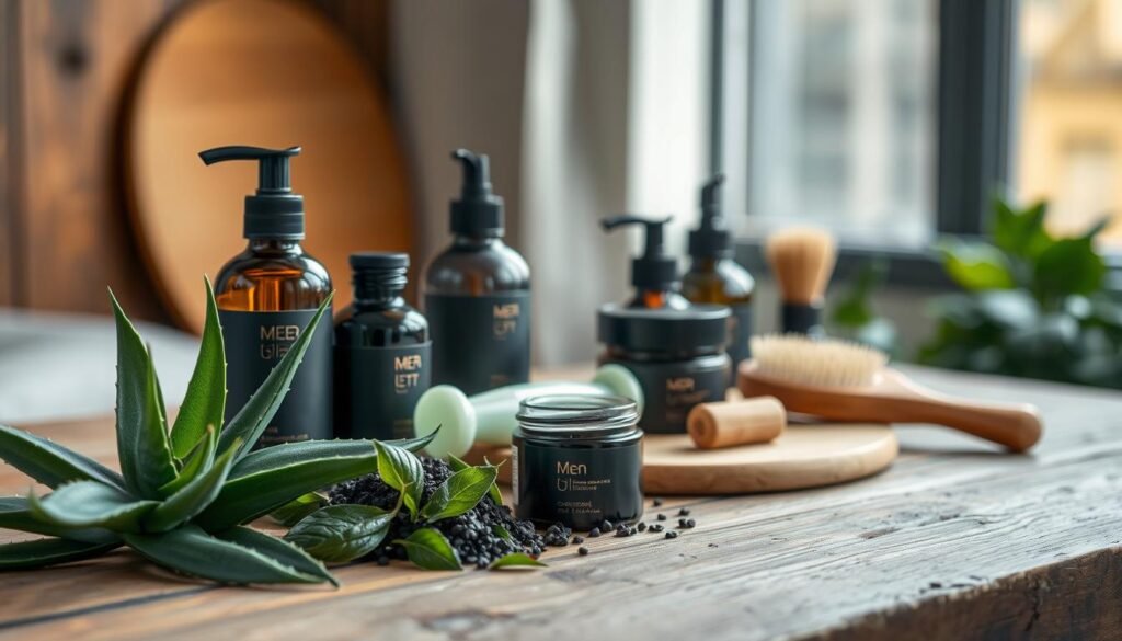 men's skincare products